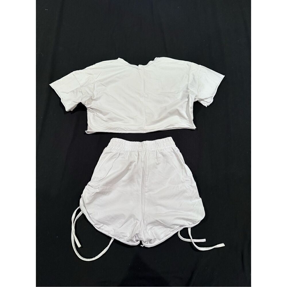 Two piece set top and shorts women’s size S